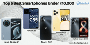 Best Phones Under ₹10,000 in India